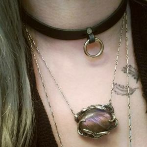 RESERVED Bloodmilk OOAK Medusa necklace